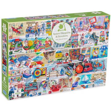 Puzzle Gibsons din 1000 de piese - Colaj