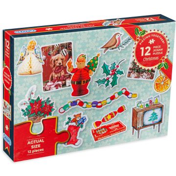 Puzzle Gibsons din 12 de piese - Craciun