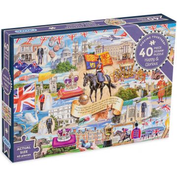 Puzzle Gibsons din 40 XXL de piese - Marea Britanie