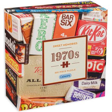 Puzzle Gibsons din 500 de piese - Dulci amintiri din 1970