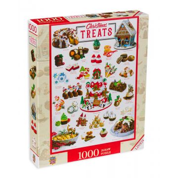 Puzzle Master Pieces din 1000 de piese - Delicii de Crăciun