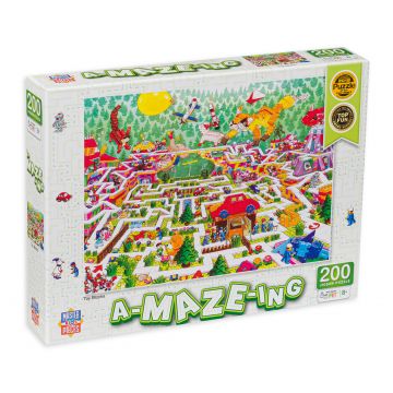 Puzzle Master Pieces din 200 de piese - Blocuri de jucărie