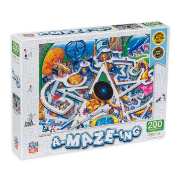 Puzzle Master Pieces din 200 de piese - Colonie spațială
