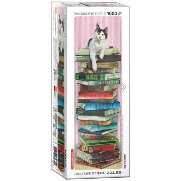 Puzzle panoramic Eurographics din 1000 de piese - Academic Cat