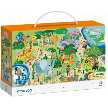 Puzzle pentru copii  Dodo - Zoo, 80 de piese