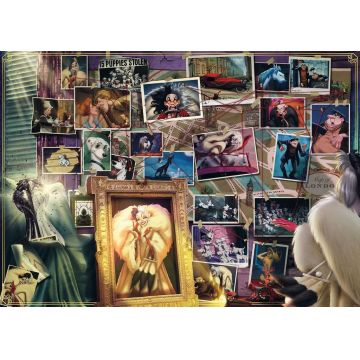 Puzzle Ravensburger 1000 de piese - Cruella De Vil