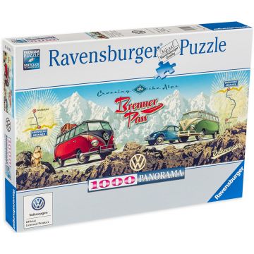 Puzzle Ravensburger din 1000 de piese - Excursie in Alpi