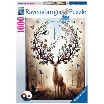 Puzzle Ravensburger din 1000 de piese - Fantasy Deer
