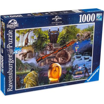 Puzzle Ravensburger din 1000 de piese - Jurassic Park