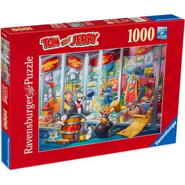 Puzzle Ravensburger din 1000 de piese - Tom si Jerry