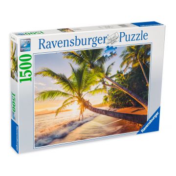 Puzzle Ravensburger din 1500 de piese - Ascunzis pe plaja