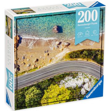 Puzzle Ravensburger din 200 de piese - Drumul de pe plaja