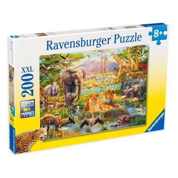 Puzzle Ravensburger din 200 XXL de piese - Animals Of The Savanna