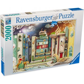 Puzzle Ravensburger din 2000 de piese - Bulevardul Cartilor