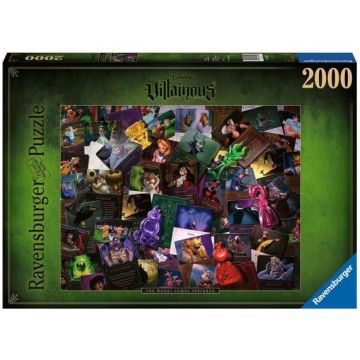 Puzzle Ravensburger din 2000 de piese - Villainous: All Villains