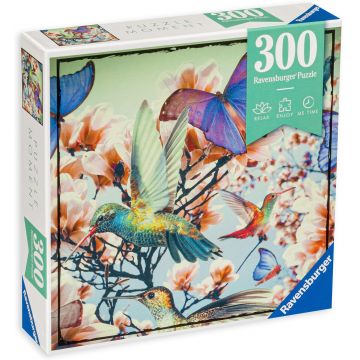 Puzzle Ravensburger din 300 de piese - Colibri