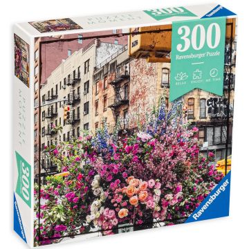 Puzzle Ravensburger din 300 de piese - Flori in New York