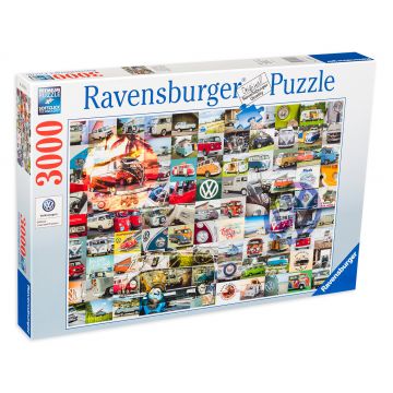 Puzzle Ravensburger din 3000 de piese - 99 VW Bulli Moments
