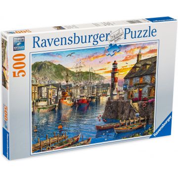 Puzzle Ravensburger din 500 de piese - Aproape de port