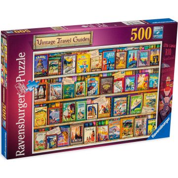 Puzzle Ravensburger din 500 de piese - Colaj de calator