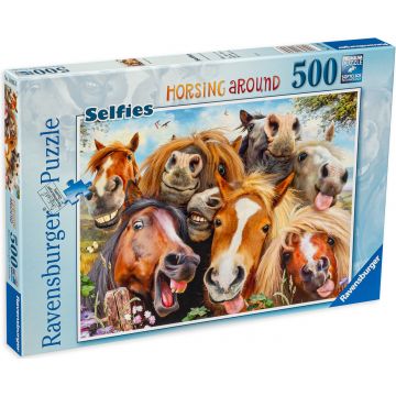 Puzzle Ravensburger din 500 de piese - E timpul pentru selfie