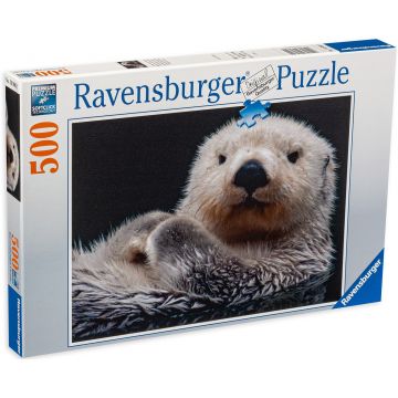 Puzzle Ravensburger din 500 de piese - Vidra dulce