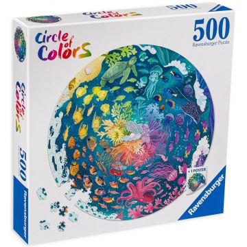 Puzzle rotund Ravensburger din 500 de piese - Oceanul