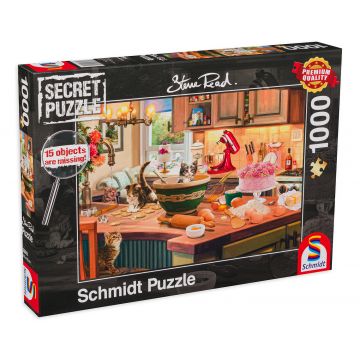 Puzzle Schmidt din 1000 de piese - At the kitchen table