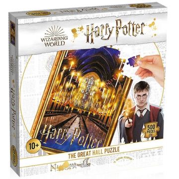 Puzzle Winning Moves din 500 de piese - Harry Potter, Sala Mare