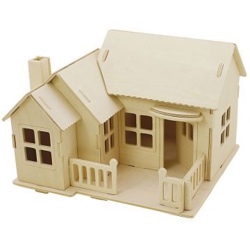 Set 3D prefabricat Compania Creativ - Casa cu terasa