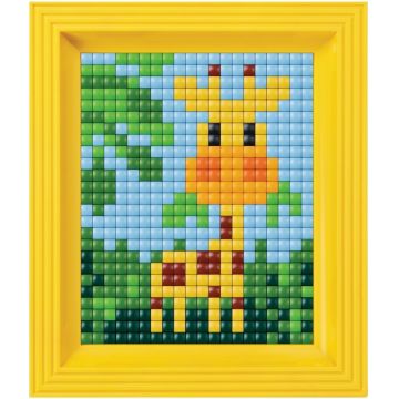 Set creativ cu rama si pixeli Pixelhobby - XL, Girafa