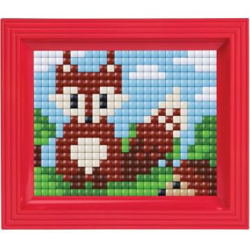 Set creativ cu rama si pixeli Pixelhobby - XL, Vulpe