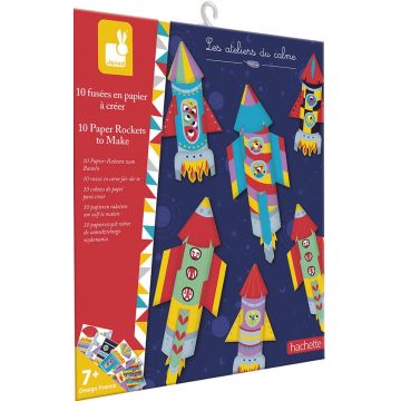 Set creativ Janod - Rachete de hartie