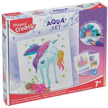 Set creativ Maped Creativ - Aqua Art, Unicorn