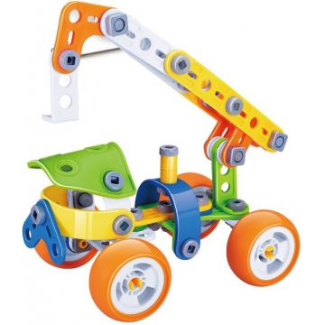 Set de constructie Hoogar - Macara, 98 piese