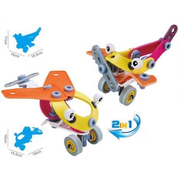 Set de constructie Hoogar - Masini zburatoare, 48 piese