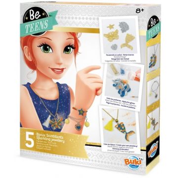 Set de creatie Buki Be Teens - Confectioneaza-ti singur bijuterii stralucitoare