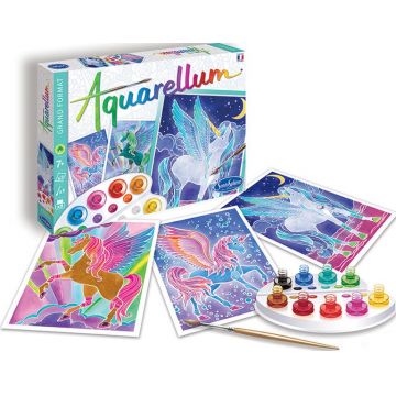 Set de desenat Sentosphere Aquarellum - Pegas, de format mare