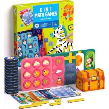 Set de jocuri Jarmelo - Matematica distractiva, 6 in 1