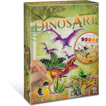 Set DinosArt - Coloreaza figurinele cu dinozauri
