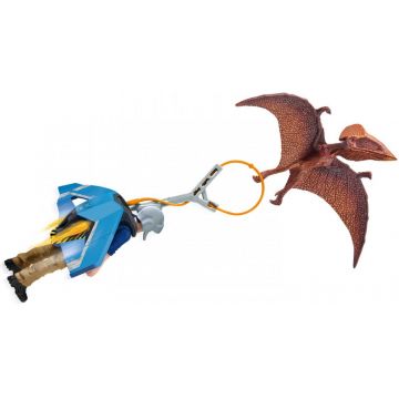 Set figurine Schleich Dinosaurs - Urmarire cu Jetpack