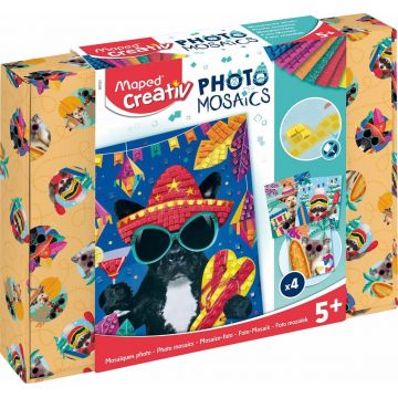 Set mozaic foto creativ Maped Creativ - Animale-aventureri