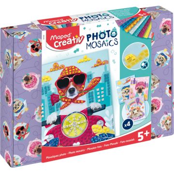 Set mozaic foto creativ Maped Creativ - Animale dragute