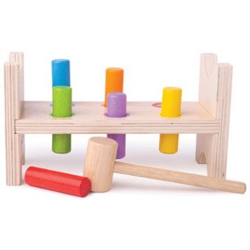 Bigjigs Wooden Game - Primul meu joc cu ciocanul