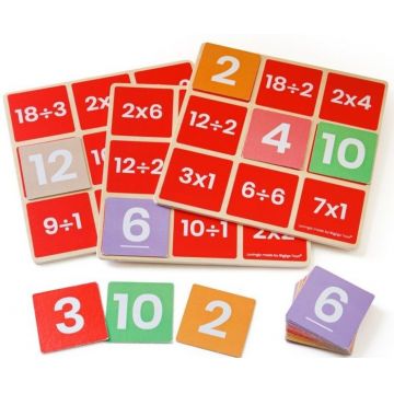 Bingo Bigjigs de matematică - Înmulțire și împărțire