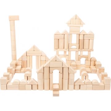 Constructor din lemn Small Foot - 200 de piese
