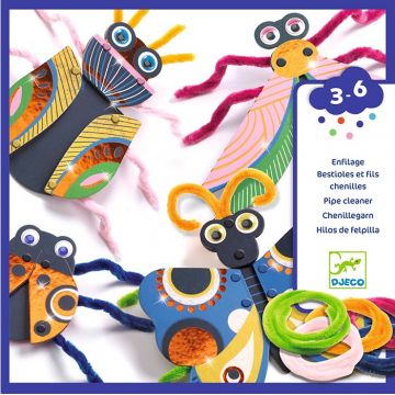 Djeco Art set - Realizați picturi cu sârmă de chenille