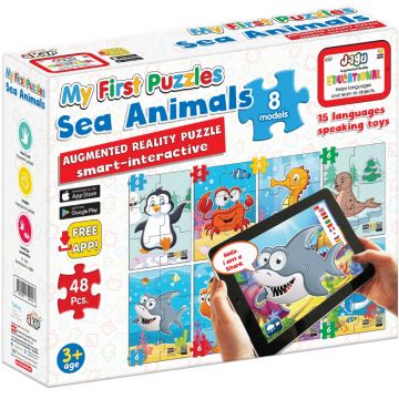 Jagu Educational Jagu - Primul meu puzzle, animale marine, 48 de piese