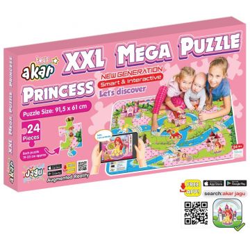 Jagu Educational Talking Puzzle - Prințese, 24 piese