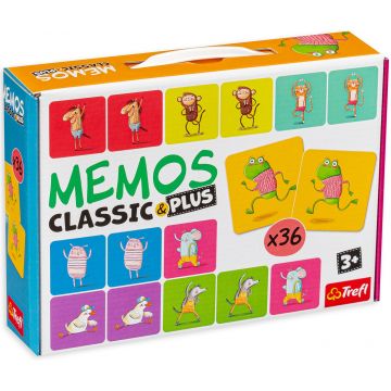 Joc de memorie Memos Classic&Plus: Misca-te si joaca - Pentru copii